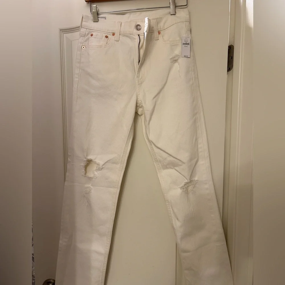 NWT Gap Women’s Cheeky Straight High Rise Jeans size 27/4L - Picture 2 of 5